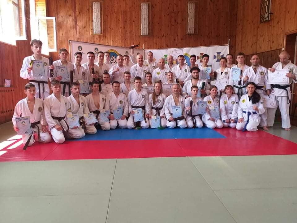 Hand-to-hand combat certification was performed in Kyiv city